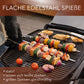 Grillspieße aus Edelstahl Lange Spieße für Fleisch & Gemüse - 10 Stück